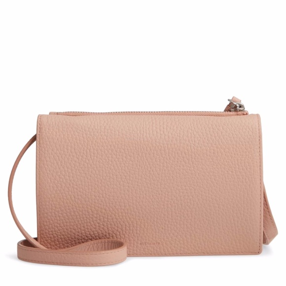 All Saints Handbags - ALLSAINTS Fetch Crossbody Bag in Nude Pink